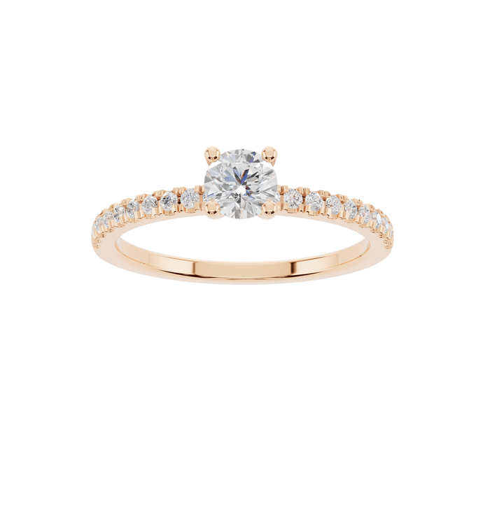 Rosegold polished jewelry ring from Esor Atelier with a sleek, elegant design and smooth finish.