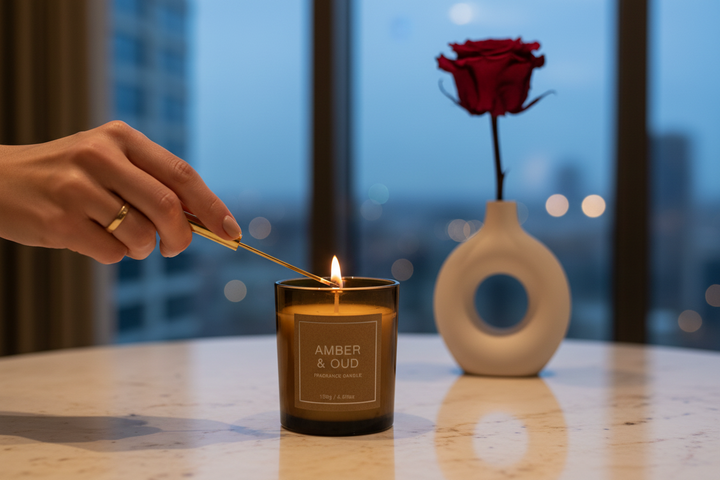 Amber & OUD candle - Esor Atelier