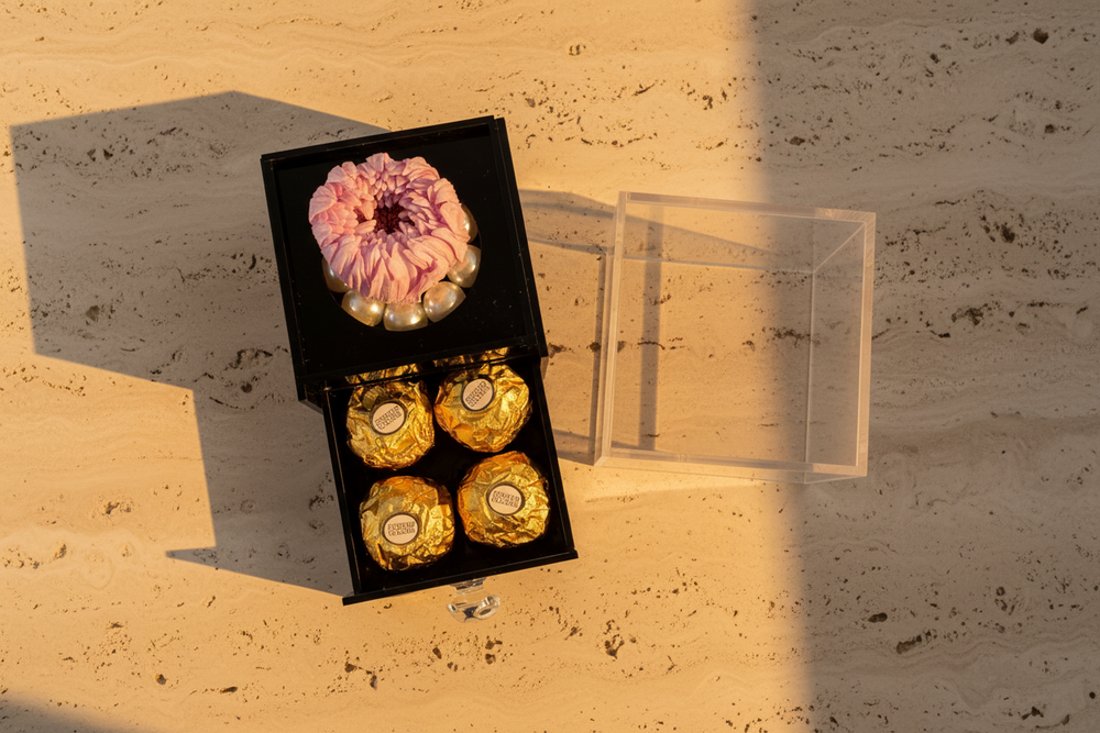 Violette by Esor Atelier with floral details, showcasing elegant craftsmanship and intricate fabric design.