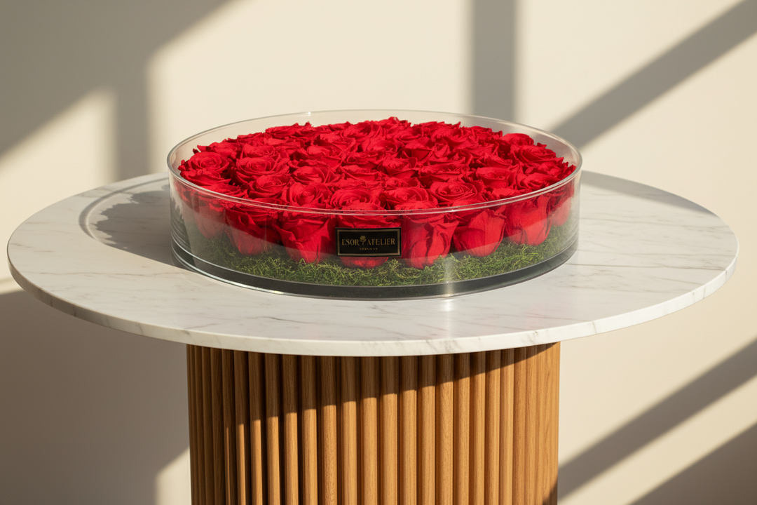 Doulton Eternal Rose by Esor Atelier, a beautifully crafted ceramic rose with intricate petal details and elegant design.