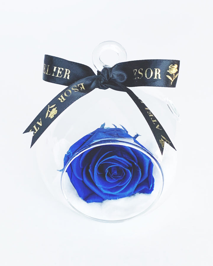 Eternal Rose Glass Ornament