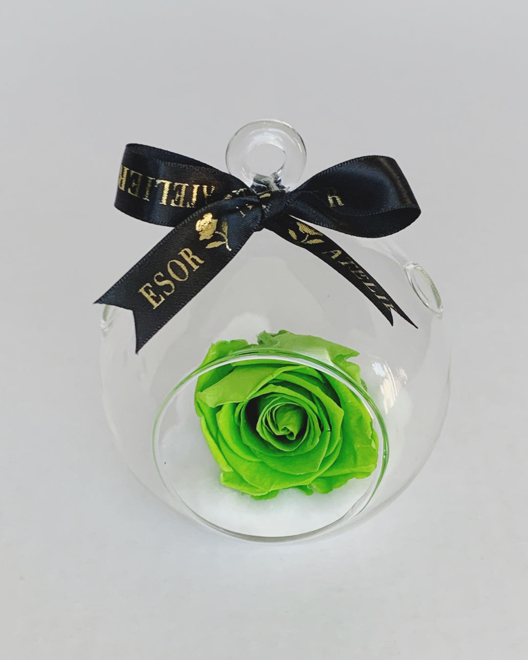 Eternal Rose Glass Ornament